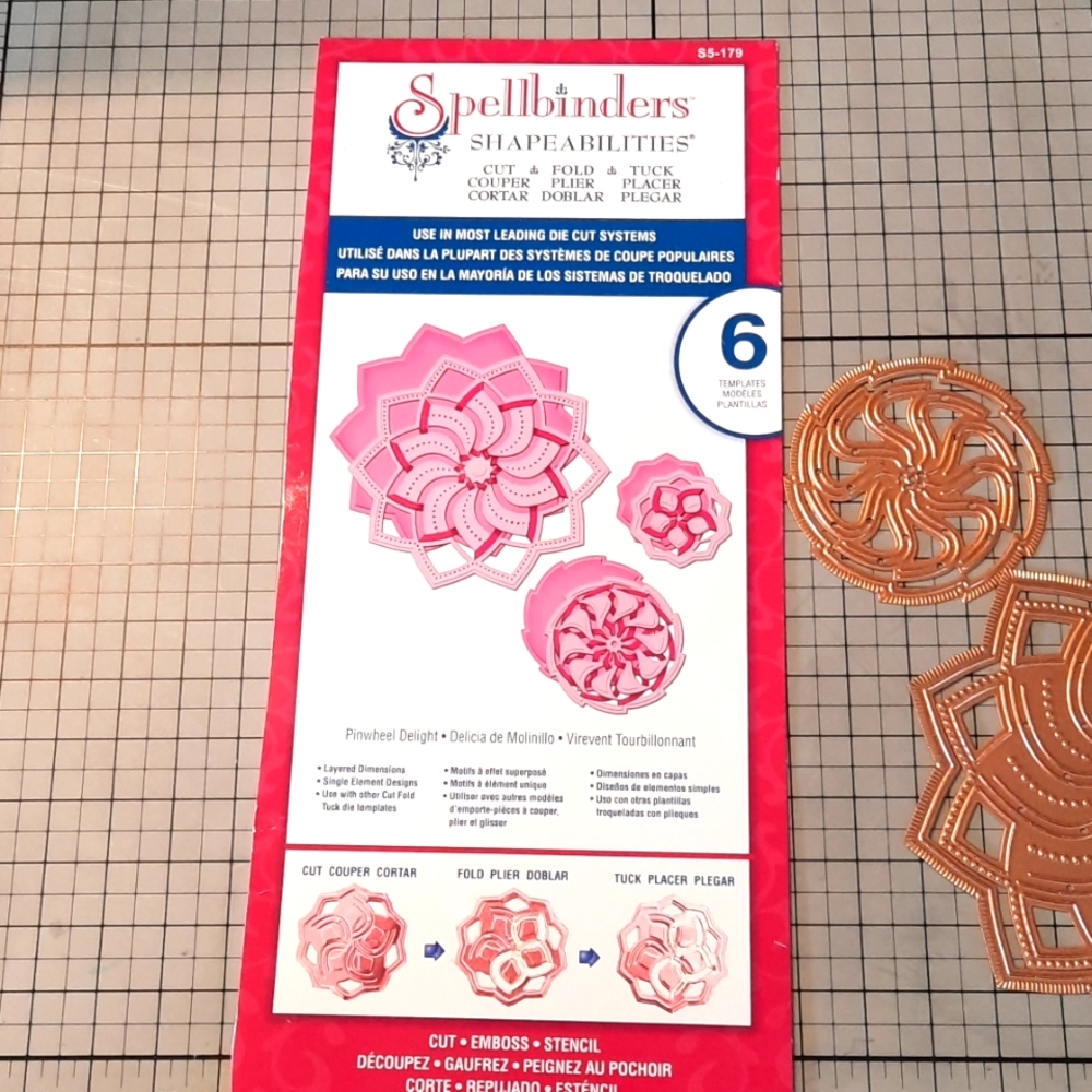 Pinwheel Delight Shapeabilities Die Cutting set of 6